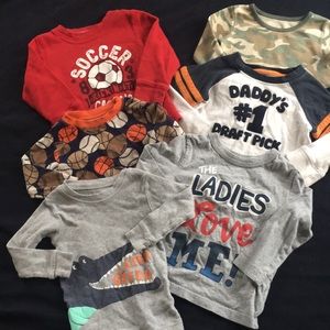 12-18 months boy long sleeves t shirts bundle lot